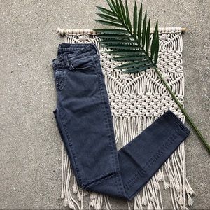 Big Star 1974 Grey Distressed Skinny Jeans Size 25